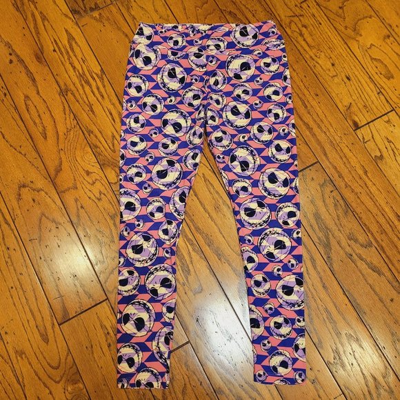 LuLaRoe Nightmare Before Christmas Jack Skellington Leggings - Picture 2 of 7